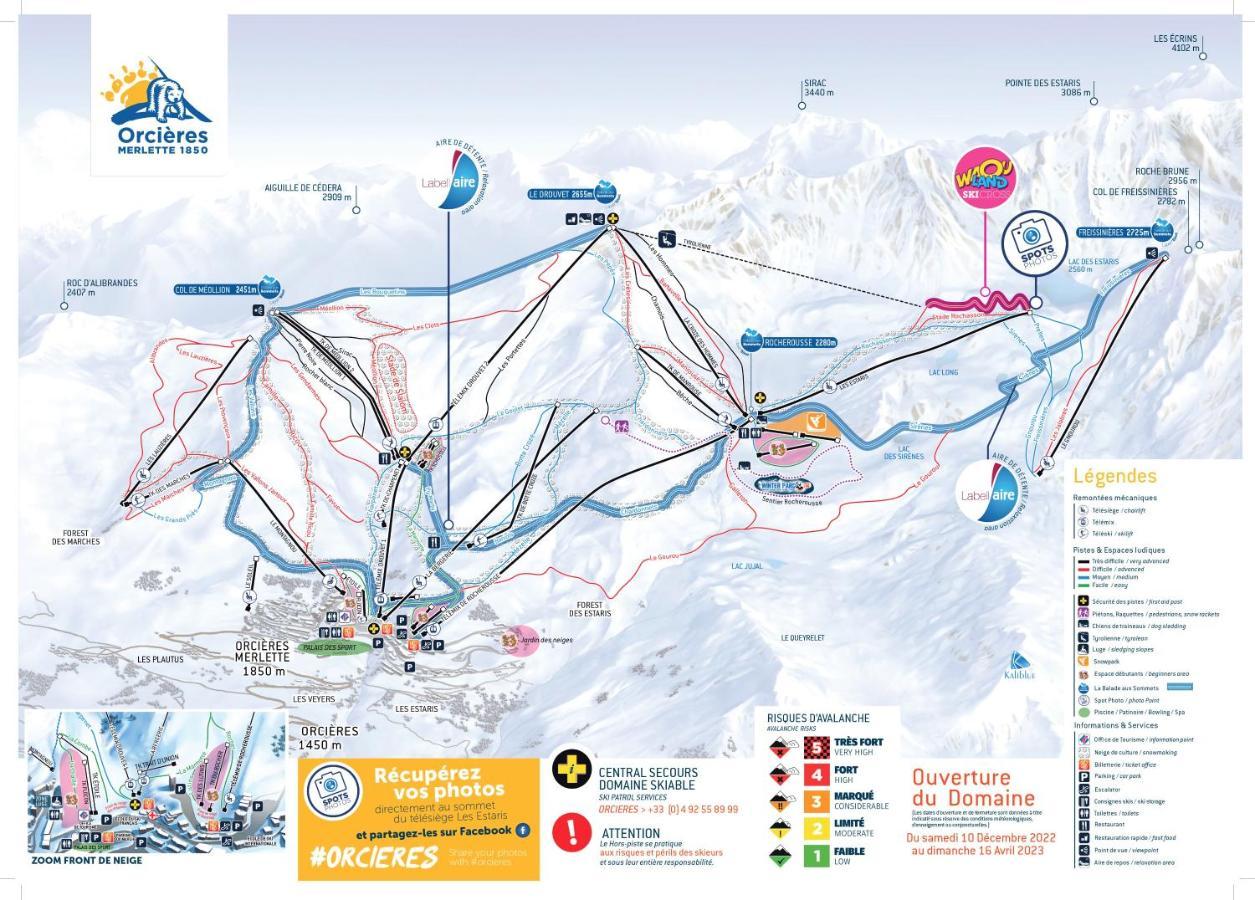 Appt T2 Cabine 4-6 Personnes Au Pied Des Pistes Orcieres Bagian luar foto