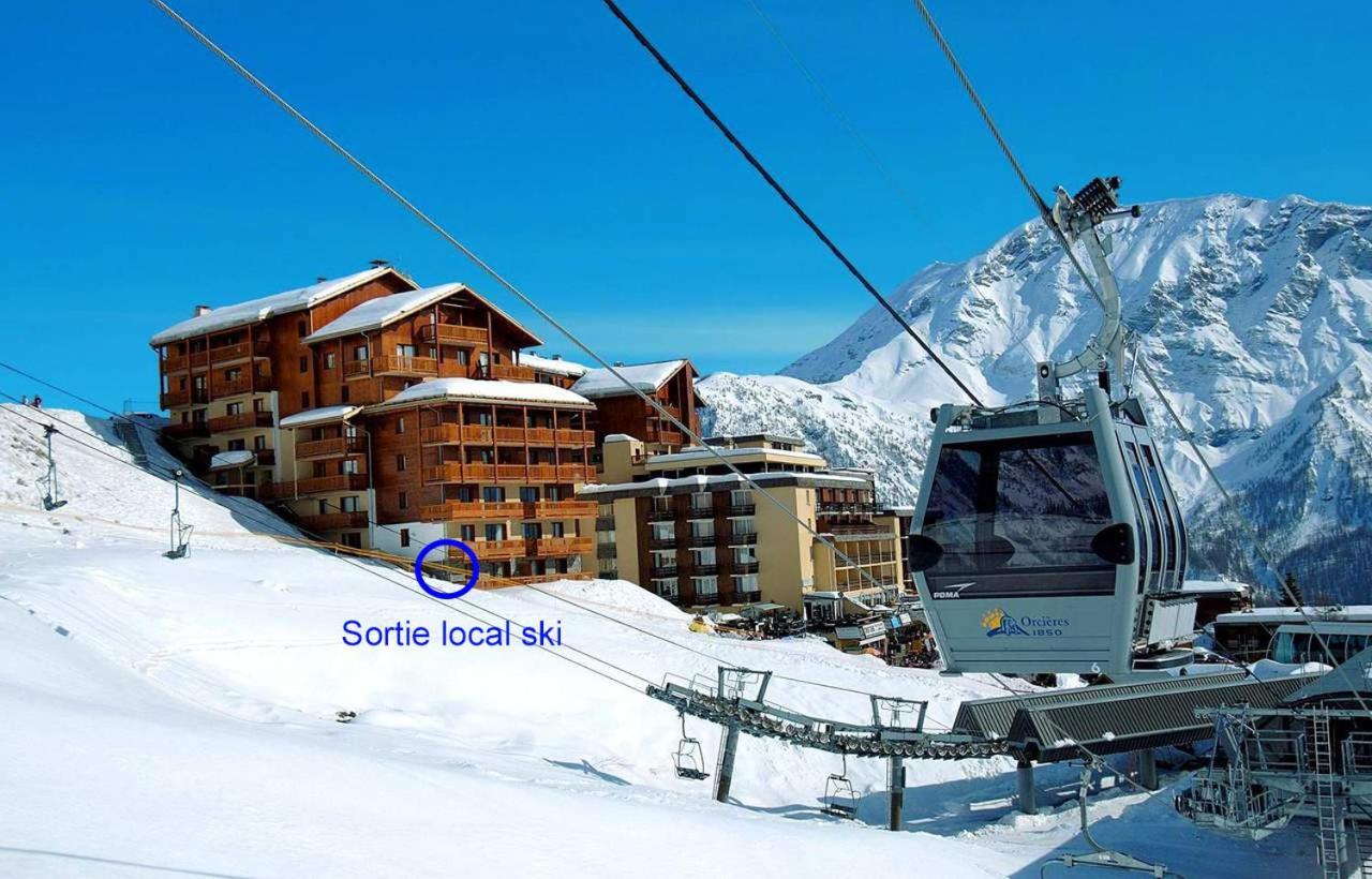 Appt T2 Cabine 4-6 Personnes Au Pied Des Pistes Orcieres Bagian luar foto